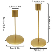 Luxury Metal Ins Candle Holders Candlestick Simple Golden Wedding Decoration Bar Party Living Room Decor