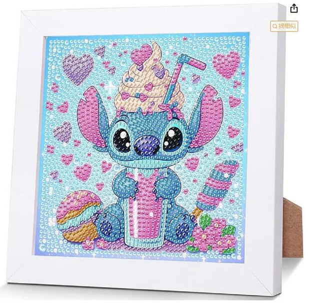 18*18cm 5D Cartoon Diamond Painting Stitch Sticking Full Drills Embroider Room Decoration Draw Handiwork Semi-finished products