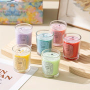 1/2 PCS Scented Candles Multi-Color Soy Wax Votive Candle for Home Decoration Candle Gifts Baskets for Valentine’s Day Christmas