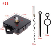 DIY Wall Clock Movement Mechanism Hands Wall Decoration Repair Tool Parts Silent Set 01# to 42#