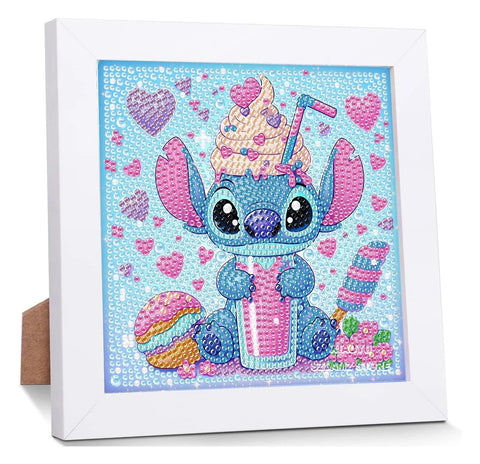 Children's stitch Diamond Painting 5D Animal Art Mini Set DIY Cute Cartoon Big Gem Painting Set Crystal Diamond Painting