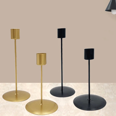 Luxury Metal Ins Candle Holders Candlestick Simple Golden Wedding Decoration Bar Party Living Room Decor