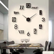 Creative Luminous Silent Wall Clock DIY Living Room Bedroom Three-dimensional Decorative Digital Clock Acrylic Wall Home Decor