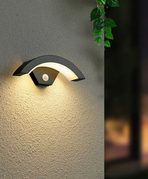 18w Sensor Outdoor Waterproof Wall Lights Garden Porch Wall Lighting LED Wall Lamps Aluminum AC86-265 au64