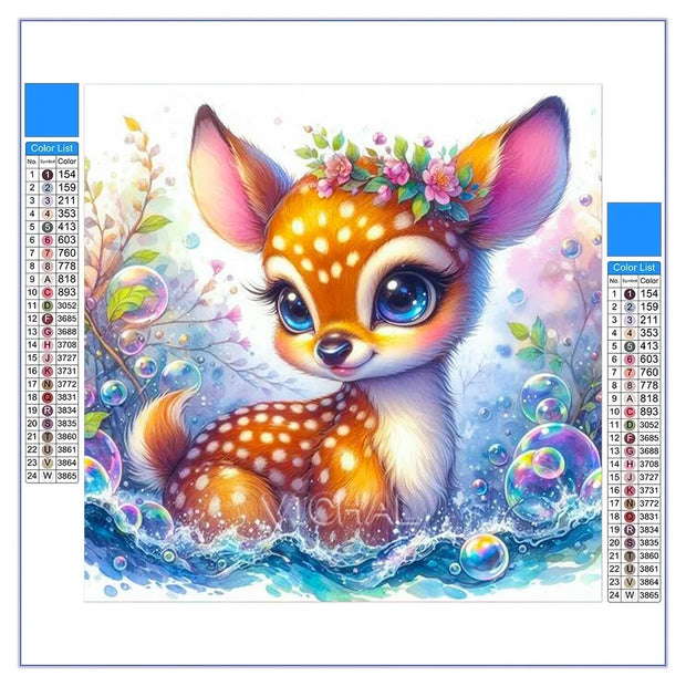 DIY AB Diamond Painting Cute Axolotl Elf Dragon Diamond Embroidery Cartoon Animal Cross Stitch Set Art Home Decoration Gift