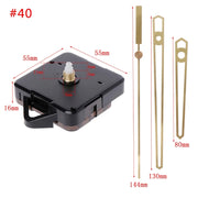 DIY Wall Clock Movement Mechanism Hands Wall Decoration Repair Tool Parts Silent Set 01# to 42#