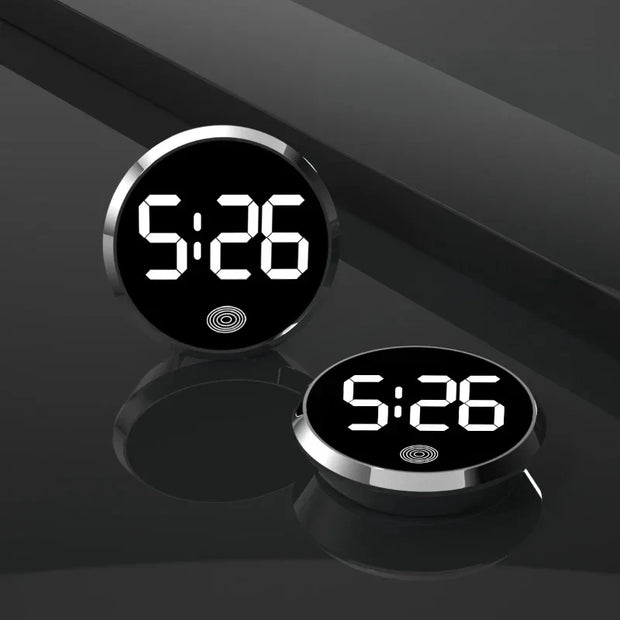 NEW LED Car Clock Touch Type Digital Quartz Watch Mini Luminous Digital Clocks Alloy Electronic Watch Car Internal Accessories