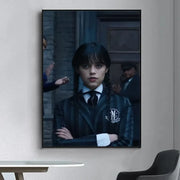 Movie TV W-Wednesday A-Addams Kraft Poster Prints Wall Painting Bedroom Living Room Wall Bar Restaurant Sticker Small