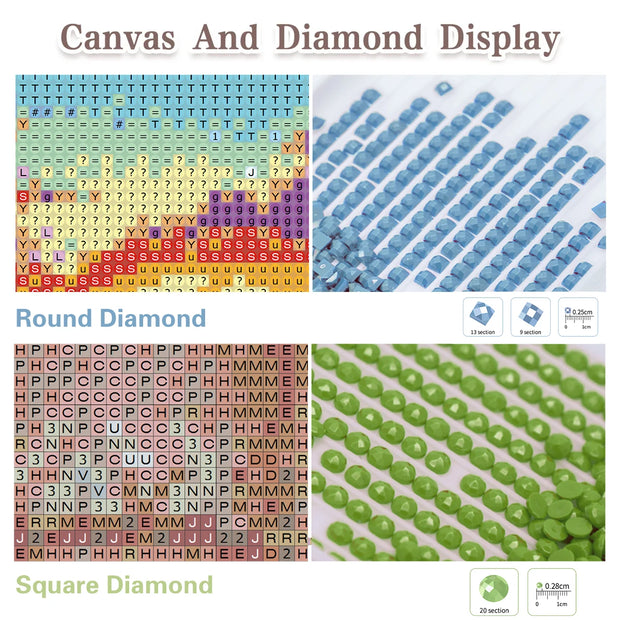 GATYZTORY 5D DIY Diamond Painting Kit, Aurora Northern Lights Landscape Diamond Embroidery Art, Mosaic Canvas for Home Wall Deco