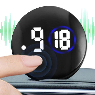 Car Clock Dash Clock Compact noctilucous Car Dashboard Clock Waterproof Vent Clocks Watch Digital Clock Car Interior Accessories