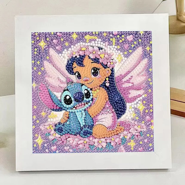 18*18cm 5D Cartoon Diamond Painting Stitch Sticking Full Drills Embroider Room Decoration Draw Handiwork Semi-finished products