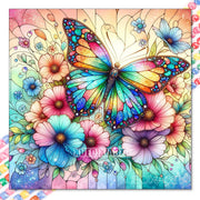 5D Diamond Painting Set Dragonfly and Hummingbird Full Round Rhinestone Art DIY Diamond Painting Home Wall Decoration Gifts