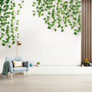 1 piece 2.0M Home Decor Artificial Ivy Leaf Garland Plants Vine Fake Foliage Flowers Creeper Green 72pcs Leaf Ivy Wreath