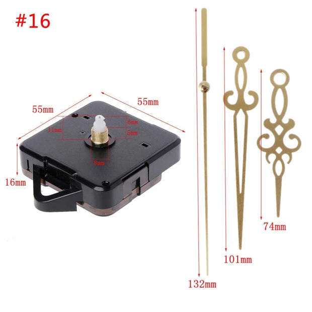 DIY Wall Clock Movement Mechanism Hands Wall Decoration Repair Tool Parts Silent Set 01# to 42#