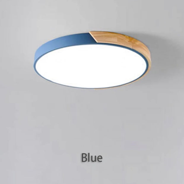 Macaron LED Ceiling Light Ceiling Light Nordic Retro Modern Minimalist Home Light Living Room Bedroom Study Decoration Lighting