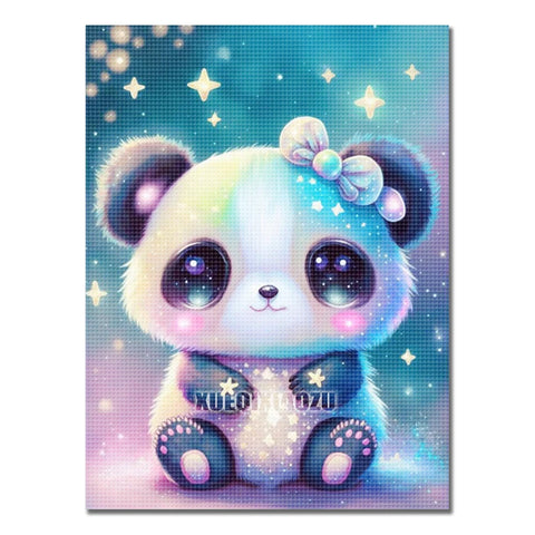 New Cute Little Bear Diamond Painting Art Picture Cartoon Animals Mosaic Cross Stitch Kit Full Diamond Embroidery Home Decor