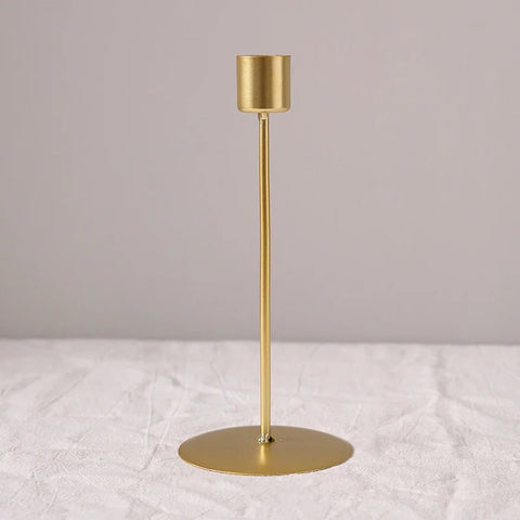 Luxury Metal Ins Candle Holders Candlestick Simple Golden Wedding Decoration Bar Party Living Room Decor