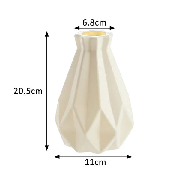 Modern vases decoration home Nordic Style Flower Arrangement Living Room Origami flower pot for interior